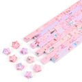 Pikkukuva 5 / 10: 2700 arkkia Origami-paperinauhat Origami Star Paper Lucky Stars 5 Pack- 2700 Sheets