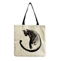 Pikkukuva 1 / 6: Canvas Tote Bag Eco Shopping Handbag 1 1 1