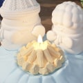Miniatyrbild 8 av 9: 3D Snowman Form Ljushållare Form A101A-1 A101A-1 A101A-1