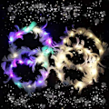 Miniatyrbild 5 av 8: Glödande LED-krans Light Up Pannband C C C