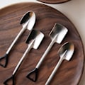 Miniatyrbillede 6 af 7: Bar redskaber Special Scoop Skovl Skeen Service SPEIL Mirrored Round Head