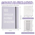 Miniatyrbillede 1 af 10: Binder Budget Planlægning Notesbog Finansplan Konvolut LILLA purple 2-2