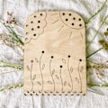 Miniatyrbillede 8 af 10: Flower Leaf Collector Boards Træsamlerplade C C C