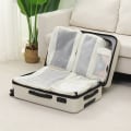 Miniatyrbillede 5 af 10: 4/6STK Rejseopbevaringstaske Bagageorganisator KHAKI 4STK/SÆT Khaki 4PCS/Set-4PCS/Set