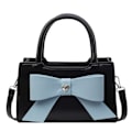 Miniatyrbillede 1 af 10: Sweet Style Bowknot Taske Top-Handle Tasker SORT-BLÅ SORT-BLÅ