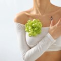 Pikkukuva 8 / 10: Romanttinen ruusu rintakoru kangas Ruusukukka Pin-up rintakoru VIHREÄ green