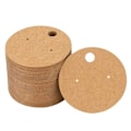 Miniatyrbilde 3 av 10: 100stk Displaykort Blank Displaystativ RUND SORT RUND SORT Round Black