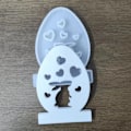 Miniatyrbilde 9 av 10: Hule kaninlys dekorasjon 3D hjerte kaninform 1 1 1
