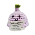 Miniatyrbild 1 av 10: Mini stickad växtdocka Rolig positiv potatis I I I