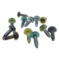 Miniatyrbilde 9 av 10: 10 stk/5 par Eyes Crafts Eyes Puppet Crystal Eyes 4,5MMYELLOW 4.5mmYellow