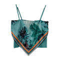 Miniatyrbillede 1 af 10: Camisole Triangle Scarf LAKE BLUE Lake blue