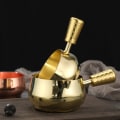 Miniatyrbillede 3 af 10: Sauce kop Krydderi tallerken GULD-100ML GULD-100ML Gold-100ml