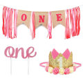 Miniatyrbild 10 av 10: Färgglad tofs Barnstolsbanner Färgglad tofsbanner STYLE 3 style 3