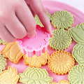Miniatyrbilde 7 av 8: 8 stk/sett Cookie Cutters Pressbar kjeksform Cookie Stamp DIY