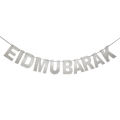 Miniatyrbillede 1 af 10: Eid Mubarak Banner Flag Ramadan Kareem Måne Stjerne