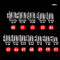 Miniatyrbilde 3 av 10: 240stk/eske falske negler tips Gelly negle tips FIRKANTIG FORM FIRKANT SQUARE SHAPE