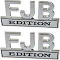 Pikkukuva 1 / 6: 3PCS FJB Edition -auton tunnustarra 3D-metalliset automerkkitarrat
