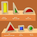 Pikkukuva 5 / 5: Baby Blocks Rainbow Sensory Blocks Set Rakennuslelu