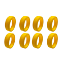 Pikkukuva 1 / 10: 4/8 kpl matkatavaroiden pyörät Protector matkatavaroiden pyörän kengät yellow 8pcs-8pcs