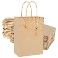 Miniatyrbillede 1 af 10: 6 stk Kraft papir gavepose Festemballage poser C C C