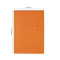 Miniatyrbilde 1 av 10: 2024 Diary Book 2024 Planner Notebook STIL B-ORANSJE STIL Style B-Orange