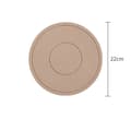 Varmeisolasjonsmatte Silikon Gryteunderlag BRUN 22CM BROWN 22CM
