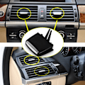 Miniatyrbillede 7 af 10: Ventilationsudtag Faneclips Aircondition Udtag Faneclips FRONT Front