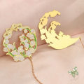 Miniatyrbild 7 av 10: Blommor Mässing Bokmärke Metall Bokmärke STYLE 3 STYLE 3 Style 3