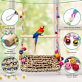 Pikkukuva 2 / 6: Bird Swing Lelut Riippumatto Swing Mat Lintukiipeily Riippumatto
