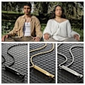Miniatyrbillede 4 af 10: Mindful Åndedrætshalskæde Mindful Anapana Åndedrætshalskæde Gold