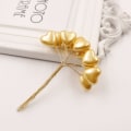 Miniatyrbillede 1 af 7: 10 stk/bundt kunstig blomster bundt simuleret kærlighedsblomst GULD Gold