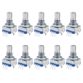 Miniatyrbillede 1 af 6: Roterende kodeomskifter 360 grader 10 STK 10 STK 10pcs