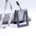 Miniatyrbillede 5 af 10: Kortholder i ægte læder. Bank Business Work Card Holder 01