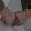 Miniatyrbilde 6 av 10: Hjerteformet armbånd Slangekjedearmbånd 8 8 8