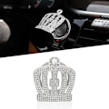 Pikkukuva 3 / 10: Auton moottorin käynnistyspysäytyspainikkeen cover Bling Owl Push Start Button Crown