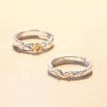 Pikkukuva 9 / 9: Couple Rings Hopeoitu Sormuspari A PAIR A PAIR a pair