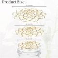 Miniatyrbillede 2 af 10: Blomstervasearrangement Blomsterarrangørholder GULD 5 TOMM Gold 5 inch