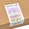 Miniatyrbillede 6 af 9: 50 STK Thank You Stickers Open Me Decals 3 3 3