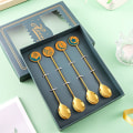 Miniatyrbillede 9 af 10: Star Moon Ske Gaffel Sæt Dessert Kage Ske FORK-4 FORK-4 fork-4