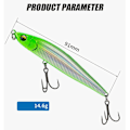 Miniatyrbillede 2 af 8: Fiske Jig Lure Kunstige Lure SORT black