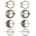 Miniatyrbilde 4 av 10: Viking Brosje Skjerf Brosje SILVER STYLE-2 STYLE-2 Silver Style-2-Style-2