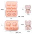 Miniatyrbilde 2 av 10: Ice Cube Mold Ice Making Box ROSA FIRE RITTER FIRE RETTER pink four grids-four grids