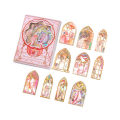 Miniatyrbilde 10 av 10: 20 stk Mucha Gallery Series Dekorativt Laser Gold Sticker C C C