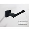Miniatyrbillede 5 af 8: Toiletpapirholder Toiletrulleholder SORT SORT black
