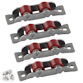Pikkukuva 1 / 10: 1kpl/4kpl oven liukurullaikkunan hihnapyörä 4kpl 4kpl 4Pcs