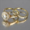 Miniatyrbillede 4 af 7: Fuld diamantringsæt stabelbare ring STØRRELSE 6 STØRRELSE 6 size 6