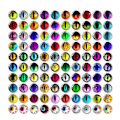 Miniatyrbilde 2 av 10: 20 stk/10 par Eyes Crafts Eyes Puppet Crystal Eyes 16MM-FARGE 16mm-color random