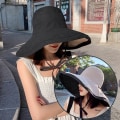 Miniatyrbillede 1 af 10: Bucket Hat Beach Cap SORT Black