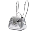 Miniatyrbillede 1 af 10: Kvinder Rygsæk Mini Håndtasker SØLV silver