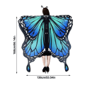 Miniatyrbilde 2 av 10: Butterfly Cape Butterfly Wings Shawl 06 06 06